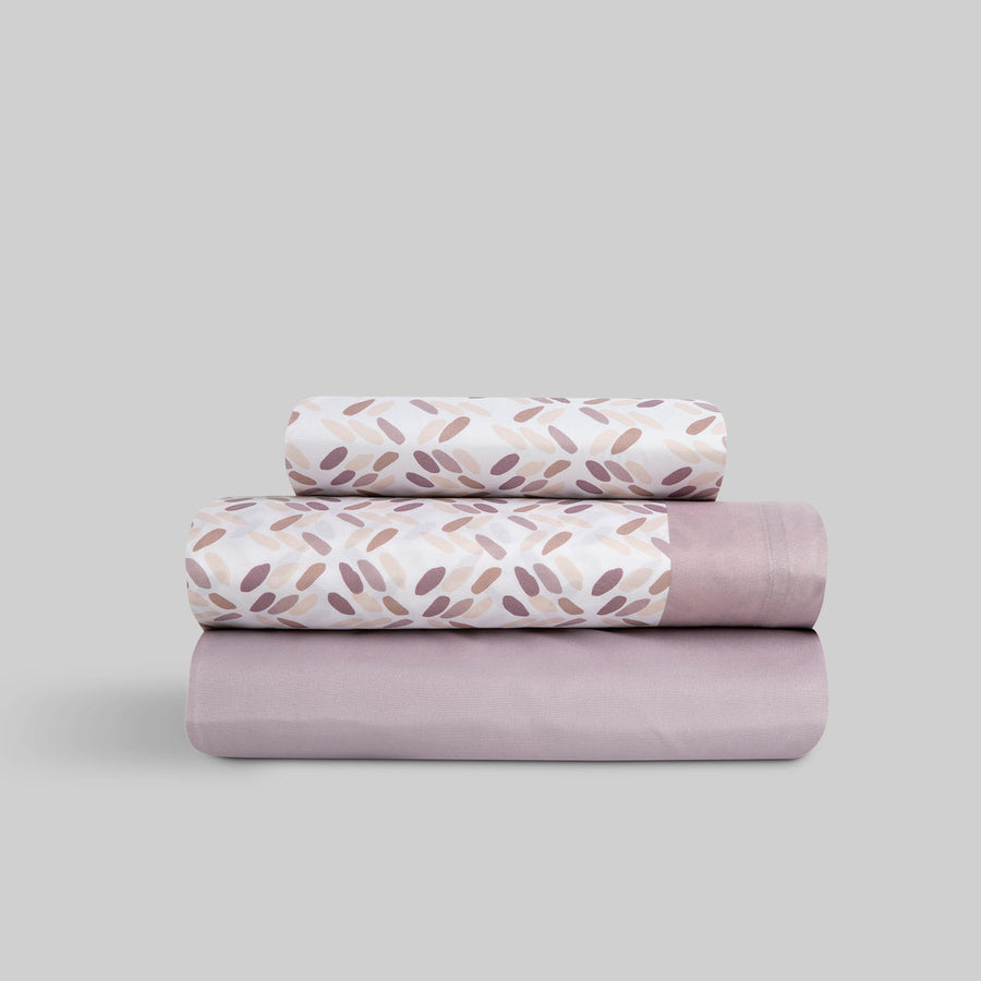 Juego de Sábanas Microfibra Devani Beige