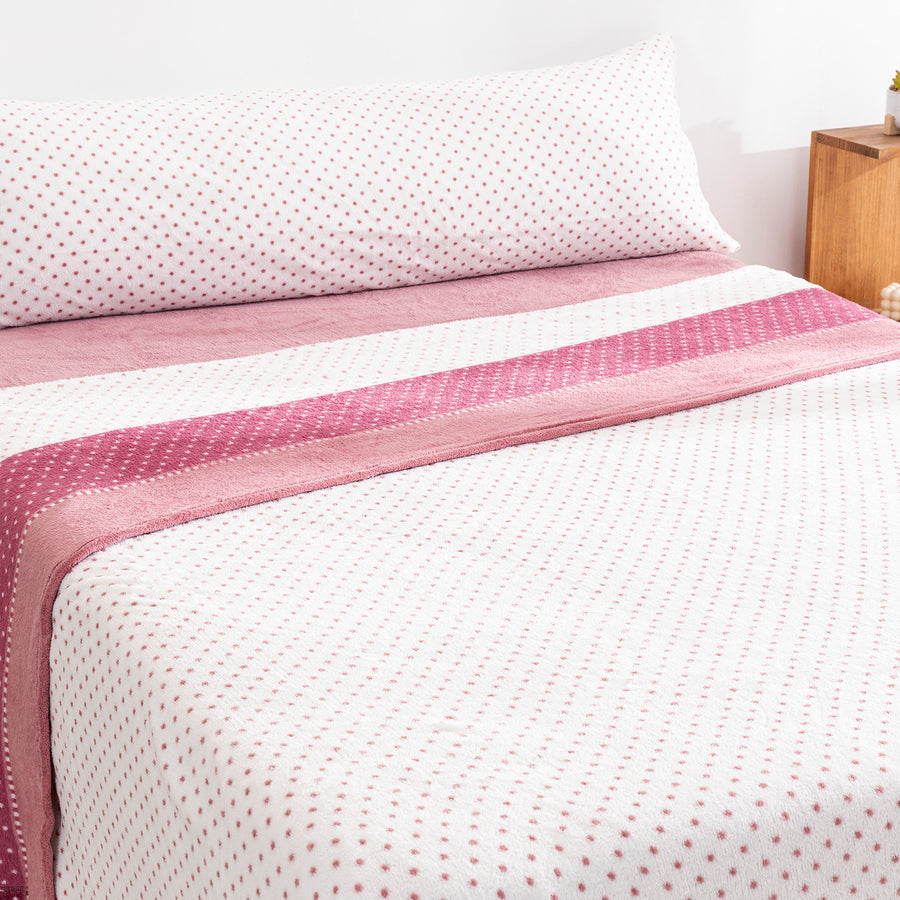 Juego de Sábanas Coralina Innova Keren Maquillaje