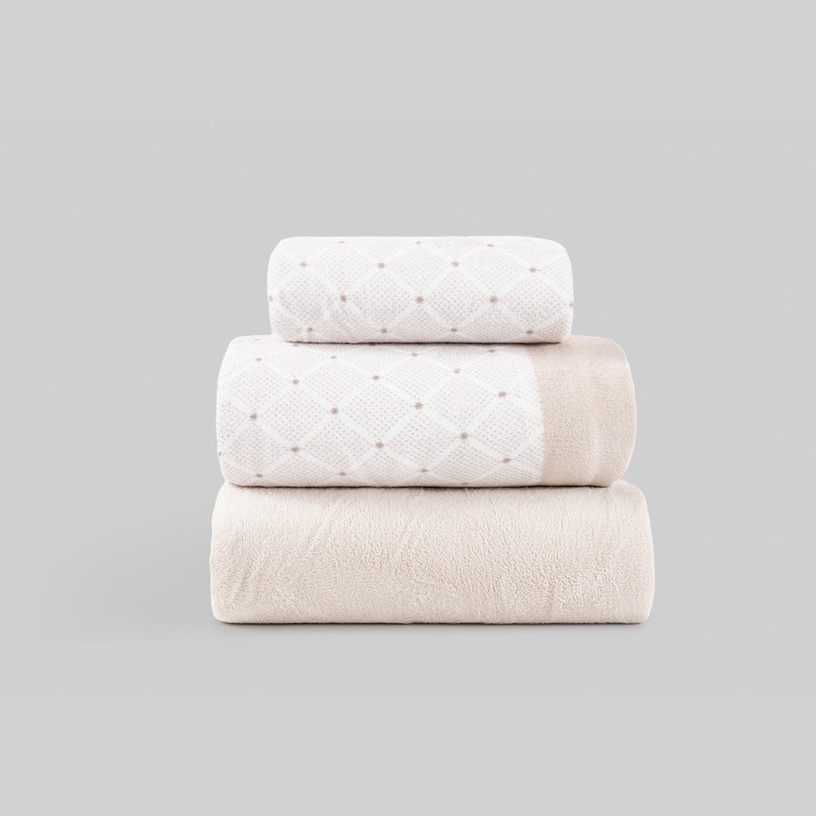 Juego de Sábanas Coralina Innova Blair Beige