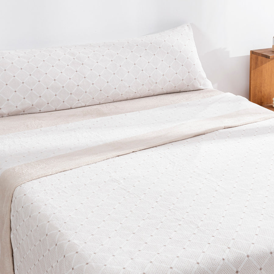 Juego de Sábanas Coralina Innova Blair Beige