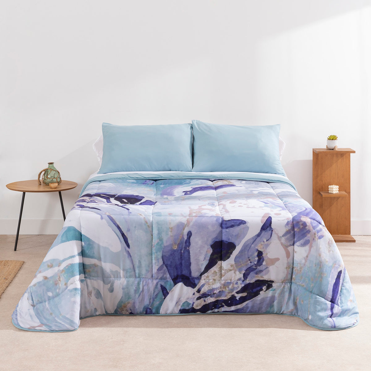 Edredón Karamelo Confort Digital Areley - Set Edredón + Fundas de Almohada en LlarTextil