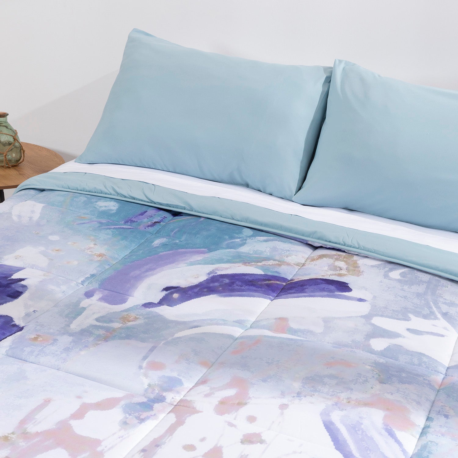 Edredón Karamelo Confort Digital Areley - Set Edredón + Fundas de Almohada