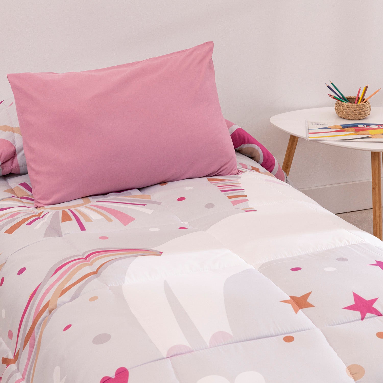 Edredón Infantil Karamelo Confort Digital Fantasy - Set Edredón + Fundas de Almohada