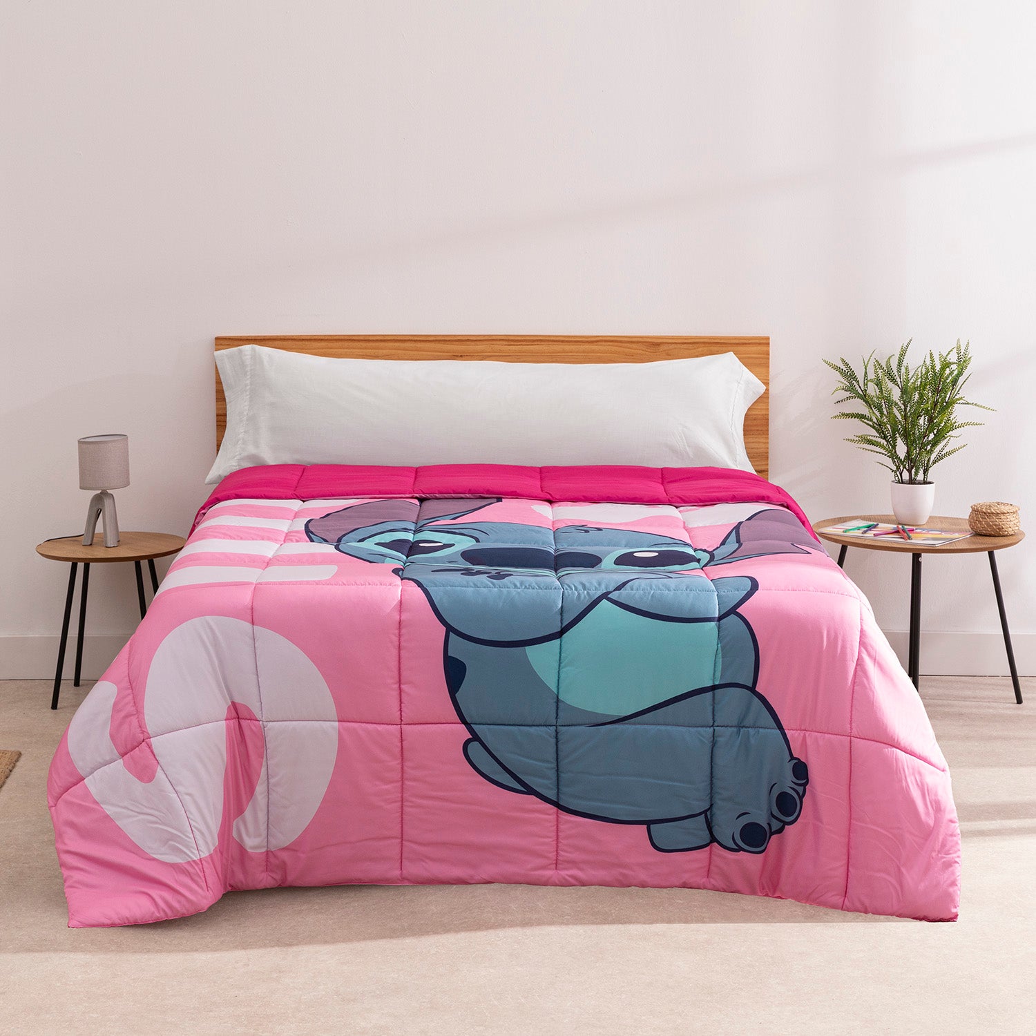 Edredón Infantil Karamelo Licencia Lilo & Stich Flowers