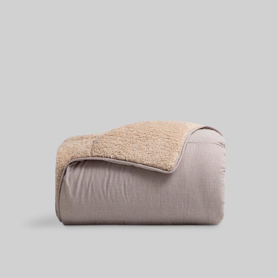 Edredón Sherpa Nidia Beige