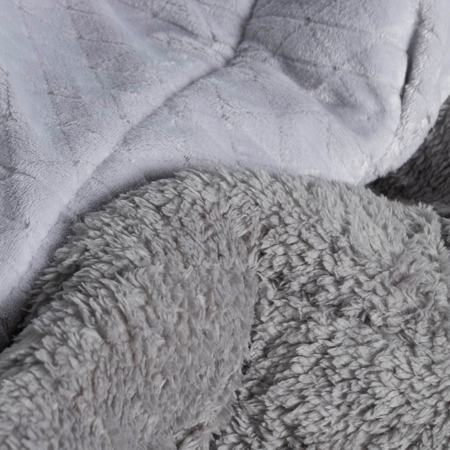 Edredon Jacquard Sherpa Estela Gris 23