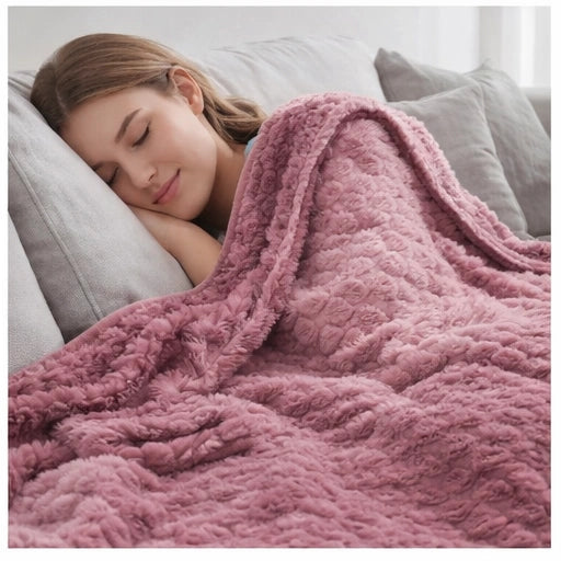 Manta Karamelo Degrade Malva