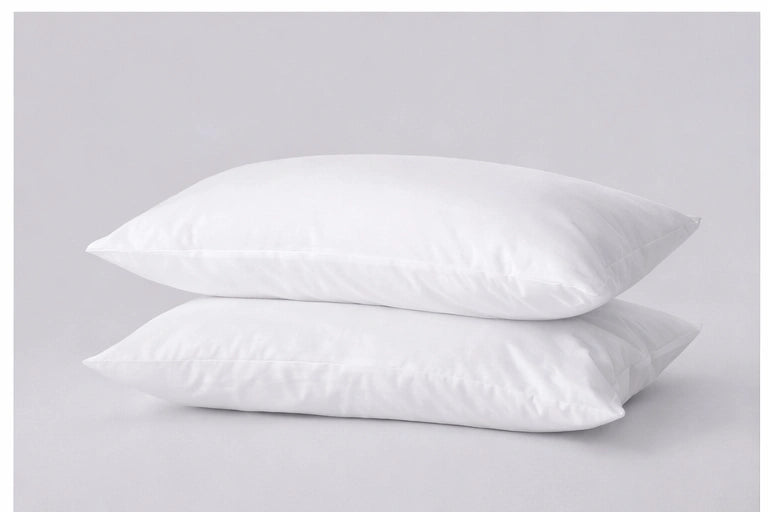 Funda de Almohada Karamelo Liso Blanco