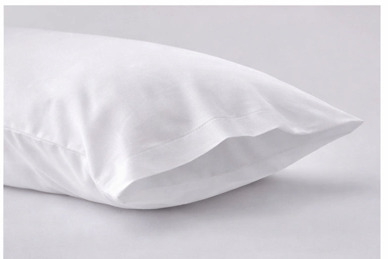 Funda de Almohada Karamelo Liso Blanco