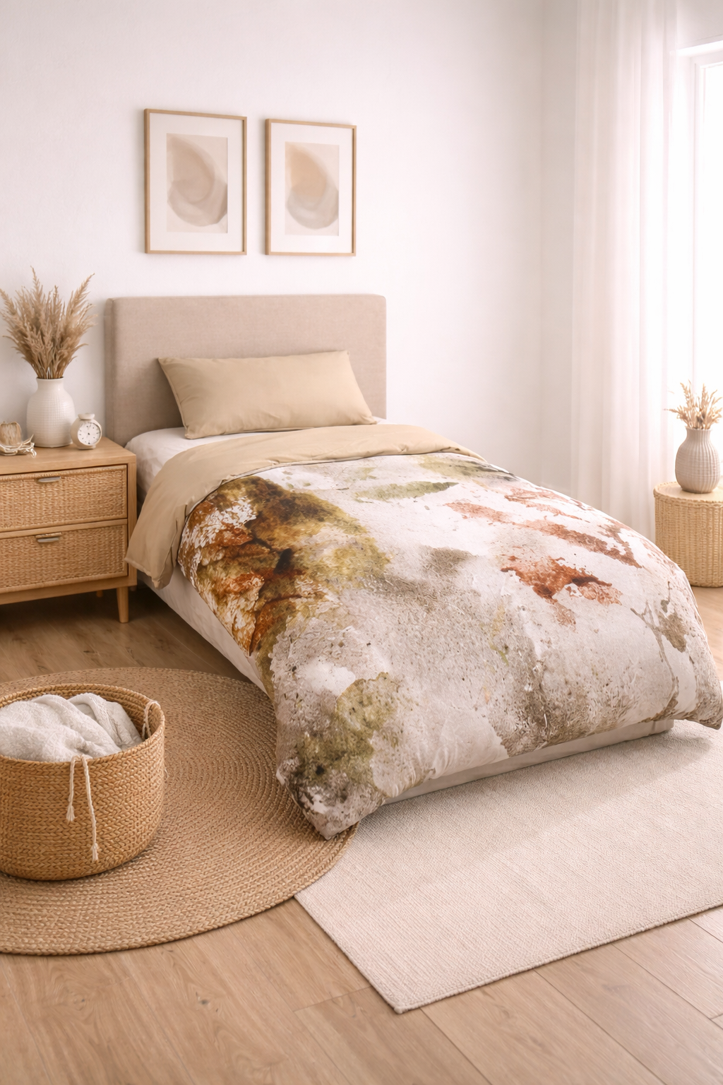 Dúo Nórdico Don Algodon Digital Monise - Set Funda Nórdica + Funda de Almohada