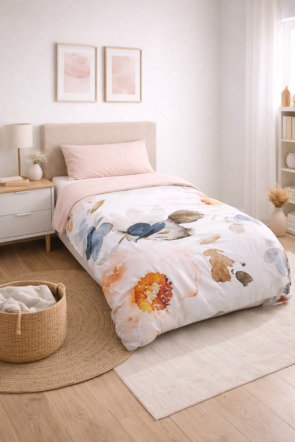 Dúo Nórdico Don Algodon Digital Elian - Set Funda Nórdica + Funda de Almohada