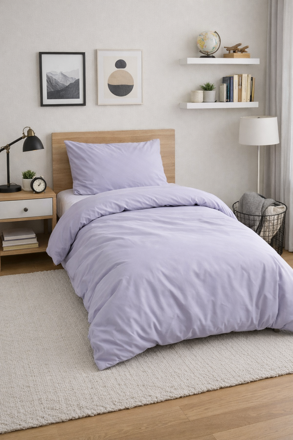 Funda Nórdica Don Algodon Percal 180 Hilos Lavanda