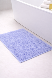 Alfombra de Baño Eden Shagy Lisa Celeste 60 x 40 cm