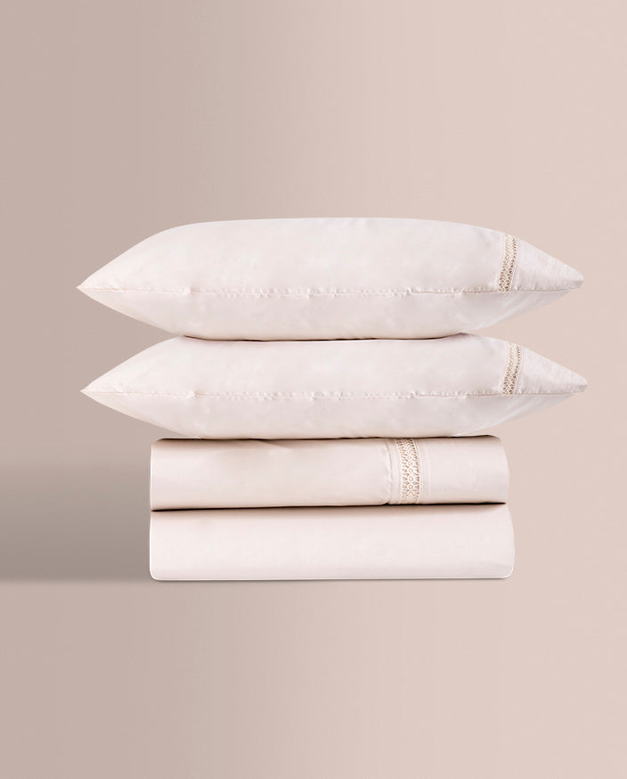 Juego de Sábanas Vintage 200 H Argos Beige