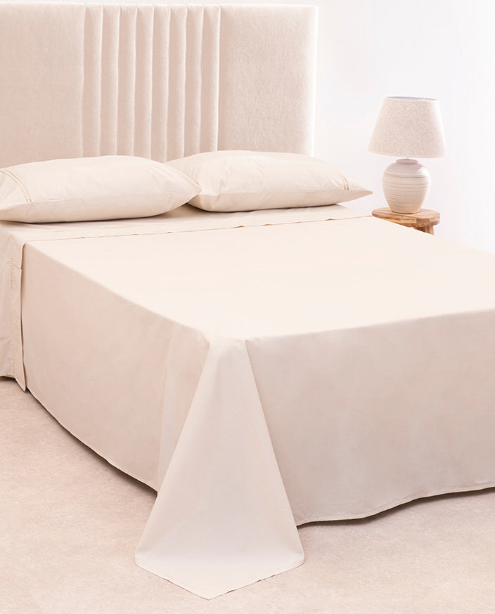 Juego de Sábanas Don Algodon 200 Hilos Vintage Argos Beige