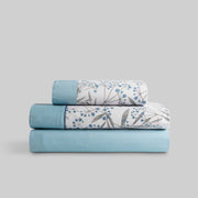 Juego de Sábanas Tela Karamelo Meira Azul