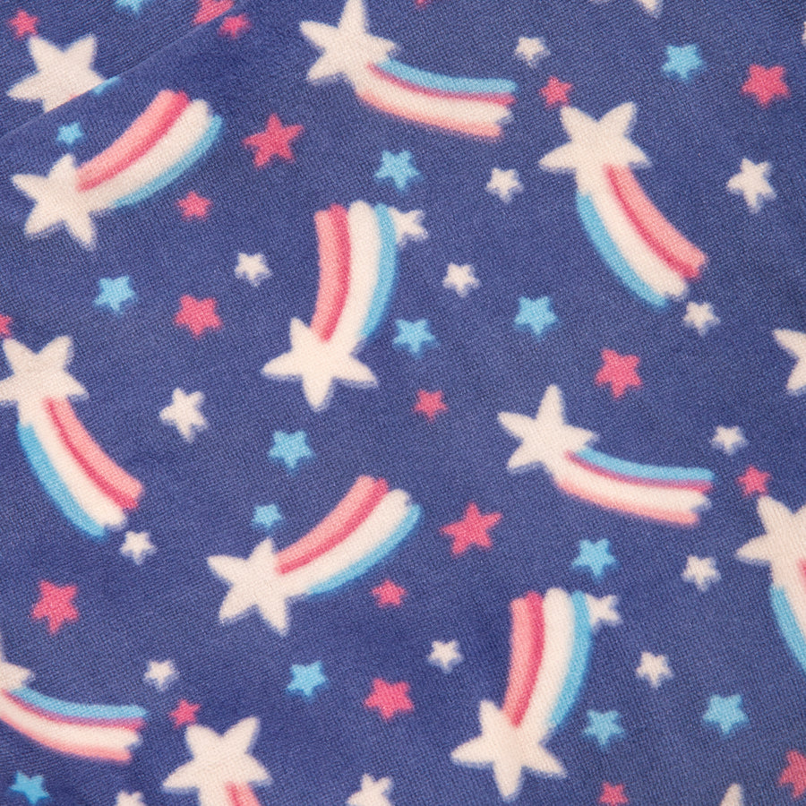 Pijama Terciopelo Arco Iris Azul