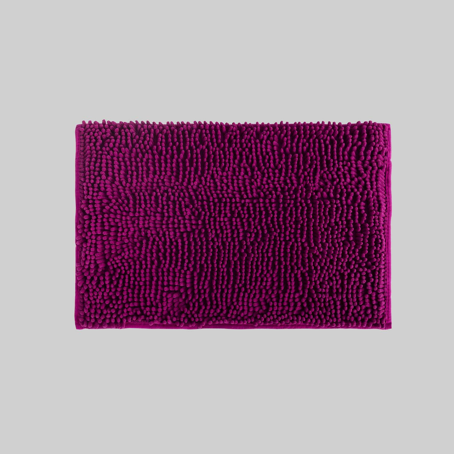 Alfombra de Baño Eden Shagy Lisa Berenjena 60 x 40 cm