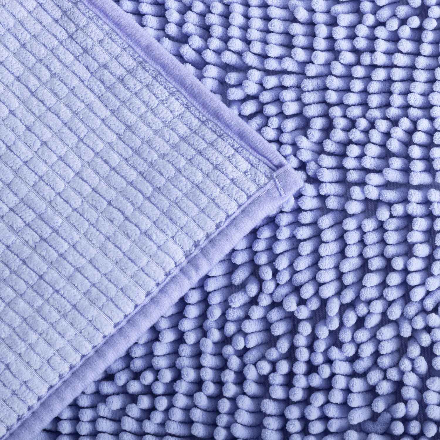 Alfombra de Baño Eden Shagy Lisa Celeste 60 x 40 cm