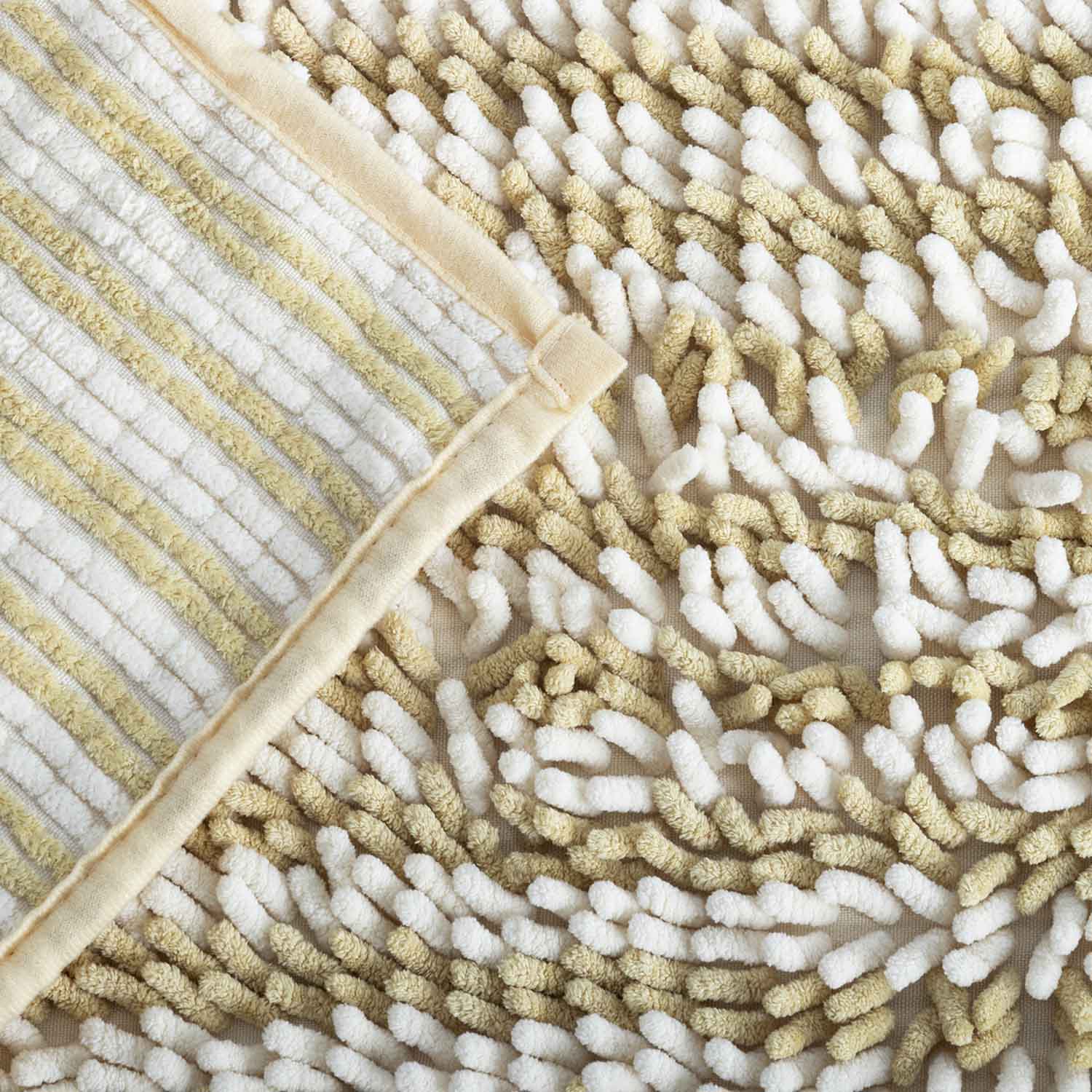 Alfombra de Baño Eden Shagy Estampada Tierra 60 x 40 cm