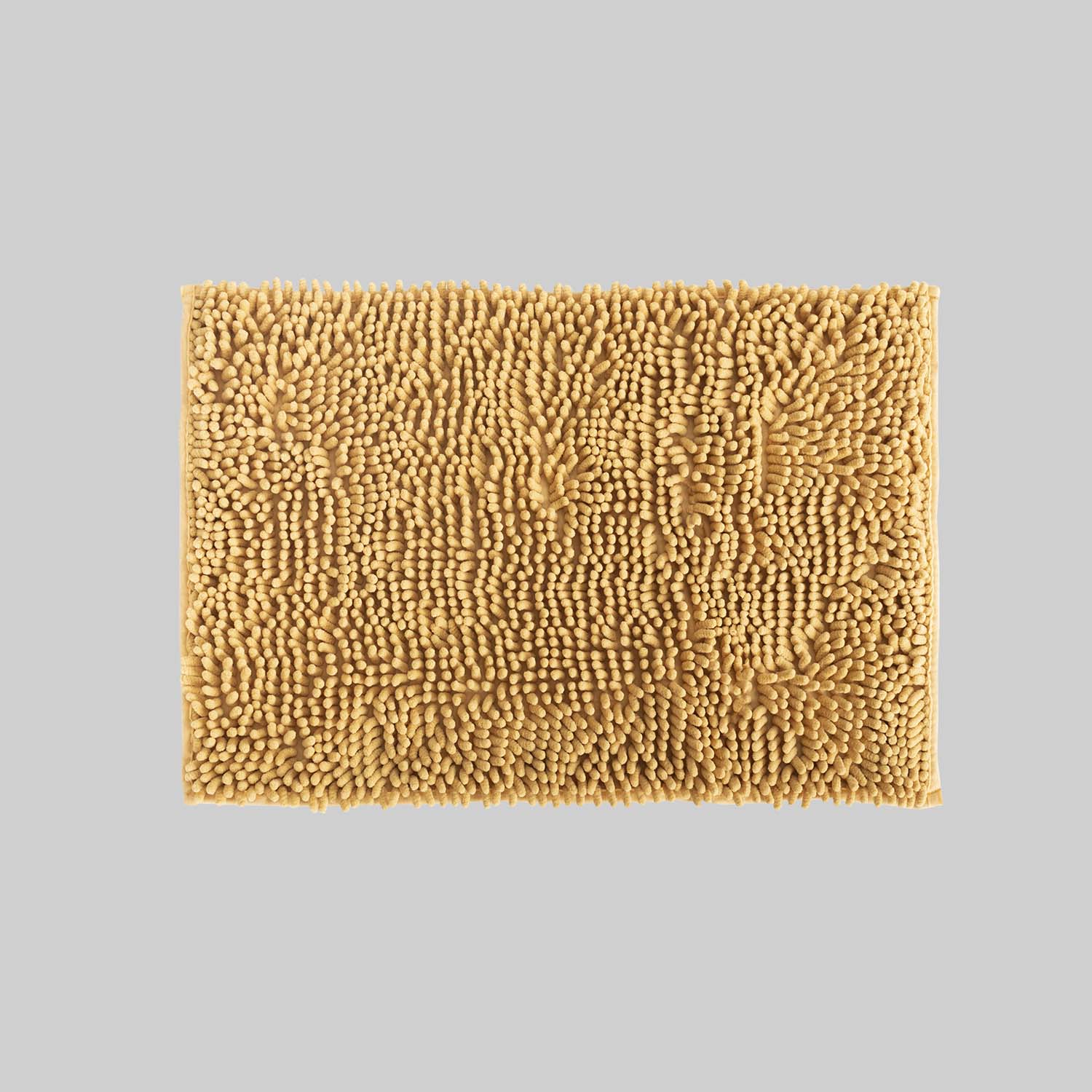 Alfombra de Baño Eden Shagy Lisa Tierra 60 x 40 cm