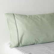 Funda de Almohada Don Algodon Percal Verde Mar