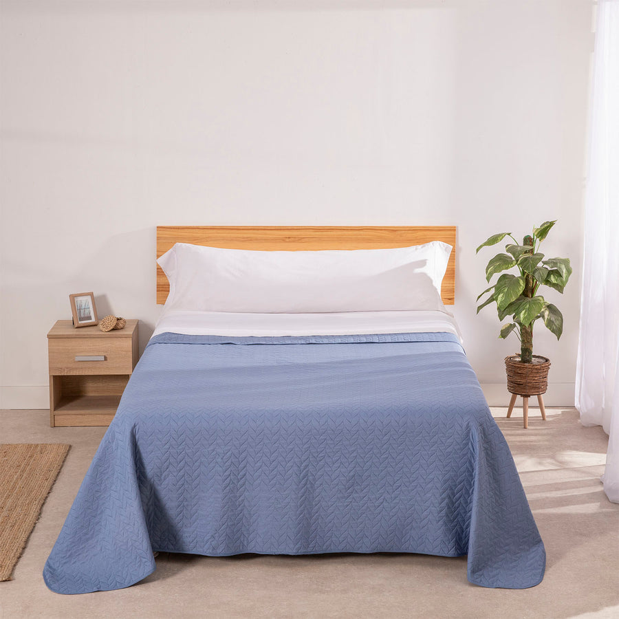 Colcha Bouti Liso Vesta Azul