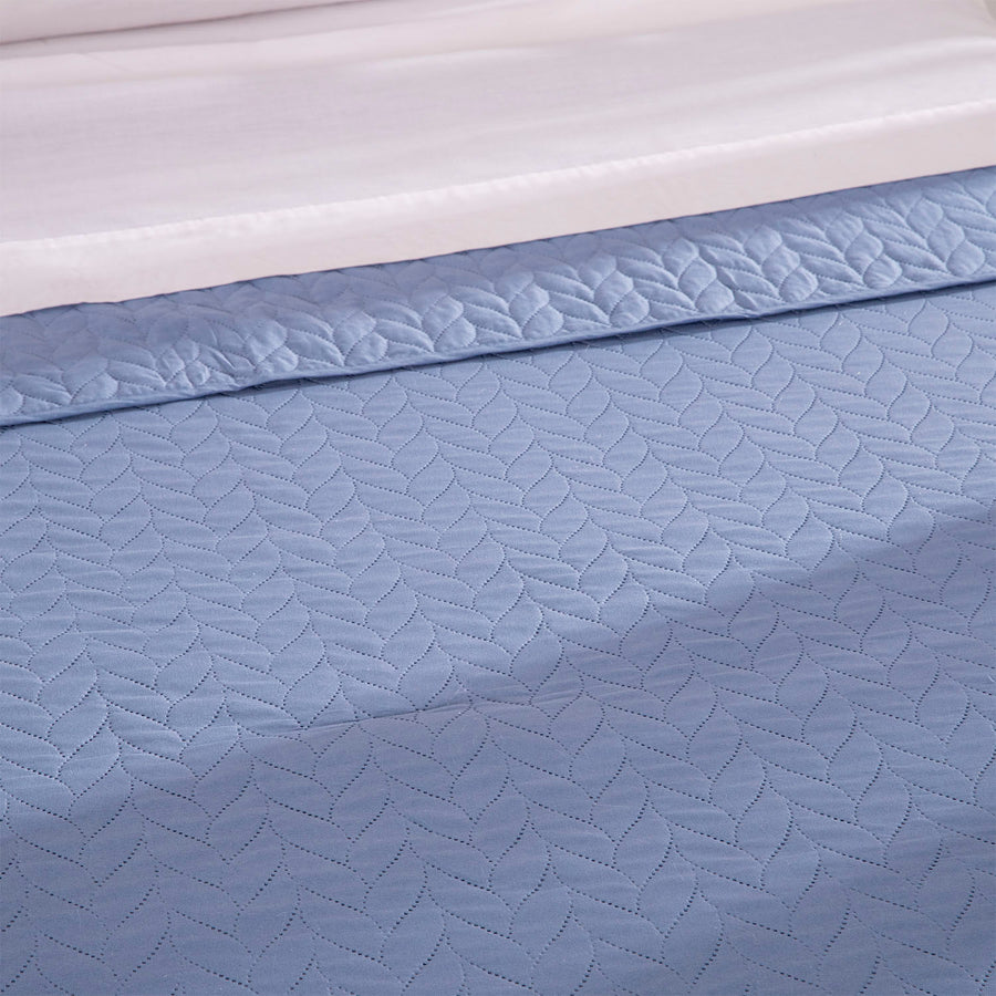 Colcha Bouti Liso Vesta Azul