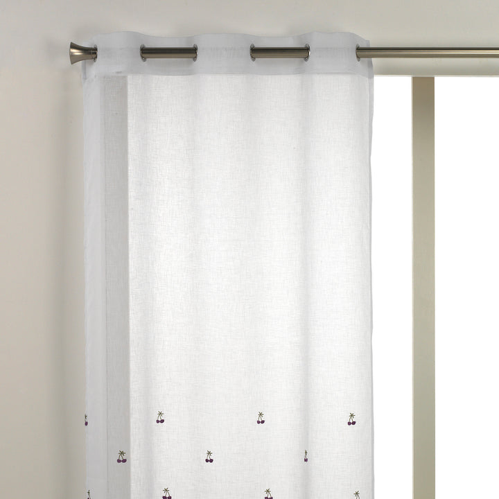 Barra cortina extensible 120-210cm blanca_Mi casa